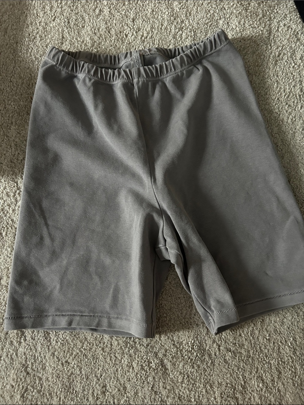 Skims women's gray shorts